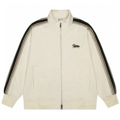 Burberry Striped Jersey Track Jacket Oversize