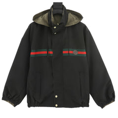 GUCCI Classic Patchwork Windbreaker Jacket