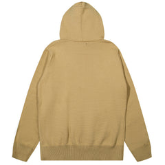 BURBERRY War Horse Wheat Knit Jumper Hooded SWEATER