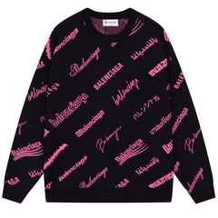 BALENCIAGA Jacquard KNIT JUMPER SWEATER