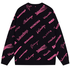 BALENCIAGA Jacquard KNIT JUMPER SWEATER