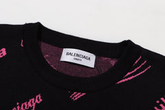 BALENCIAGA Jacquard KNIT JUMPER SWEATER