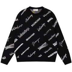 BALENCIAGA Jacquard KNIT JUMPER SWEATER