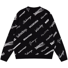 BALENCIAGA Jacquard KNIT JUMPER SWEATER