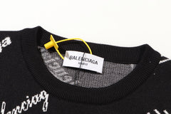 BALENCIAGA Jacquard KNIT JUMPER SWEATER