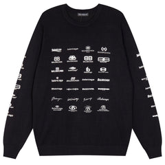 BALENCIAGA Jacquard KNIT JUMPER SWEATER