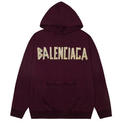 Balenciaga LOGO Print Hoodie Oversize