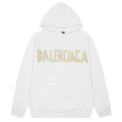 Balenciaga LOGO Print Hoodie Oversize