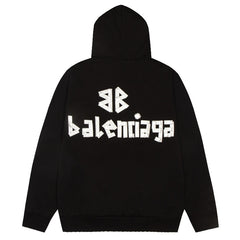 Balenciaga LOGO Print Hoodie Oversize