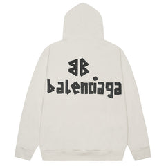 Balenciaga LOGO Print Hoodie Oversize