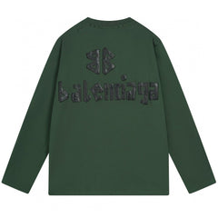 Balenciaga Tape Type Long Sleeve T-Shirt Oversized