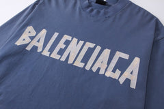 Balenciaga Tape Type Long Sleeve T-Shirt Oversized