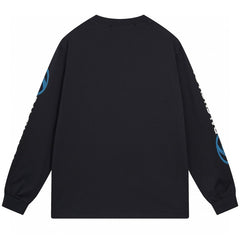 Balenciaga Distressed Long Sleeve T-Shirt Oversized