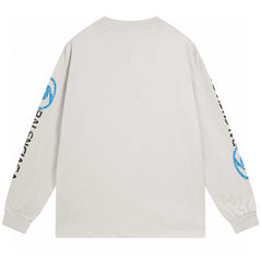 Balenciaga Distressed Long Sleeve T-Shirt Oversized