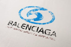 Balenciaga Distressed Long Sleeve T-Shirt Oversized