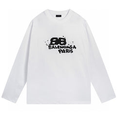 Balenciaga BB Classic Long Sleeve T-Shirt Oversized