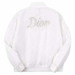 Dior LOGO Cotton Embroidery Bomber Jacket