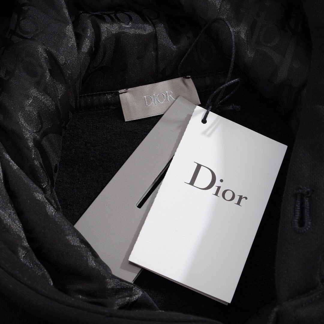 Dior Letter Embroidery Zipper Jacket
