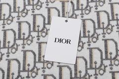 DIOR LOGO LETTER JACQUARD KNIT SWEATER