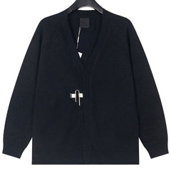 GIVENCHY KNIT COTTON CARDIGAN SWEATER