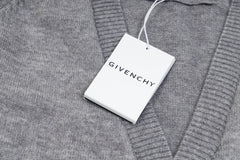 GIVENCHY KNIT COTTON CARDIGAN SWEATER