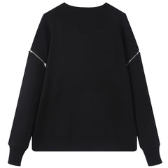 Givenchy Detachable Zipper Long Sleeve Sweatshirt Oversize