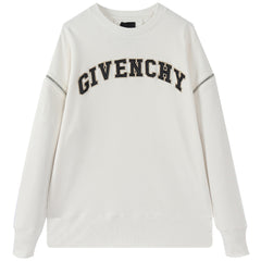 Givenchy Detachable Zipper Long Sleeve Sweatshirt Oversize