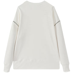 Givenchy Detachable Zipper Long Sleeve Sweatshirt Oversize