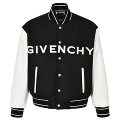 GIVENCHY LOGO Zipper Sports Baseball Jacket