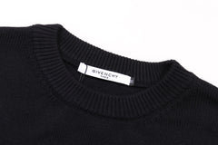 GIVENCHY Square Grid Classic Crew Neck KNIT SWEATER