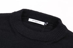 GIVENCHY Square Grid Classic Crew Neck KNIT SWEATER