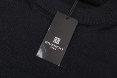 GIVENCHY Square Grid Classic Crew Neck KNIT SWEATER