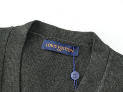 Louis Vuitton Classic Letter Jacquard Cardigan Sweater