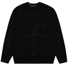 Louis Vuitton Classic Embroidered Sweatshirt Oversize