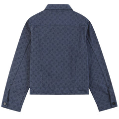 LOUIS VUITTON LOGO JACQUARD Denim Jacket