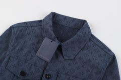 LOUIS VUITTON LOGO JACQUARD Denim Jacket