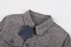 LOUIS VUITTON LOGO JACQUARD Denim Jacket