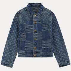 LOUIS VUITTON LOGO JACQUARD Denim Jacket