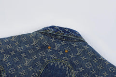 LOUIS VUITTON LOGO JACQUARD Denim Jacket