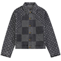 LOUIS VUITTON LOGO JACQUARD Denim Jacket