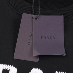 Prada Classic LOGO Embroidered Sweatshirt