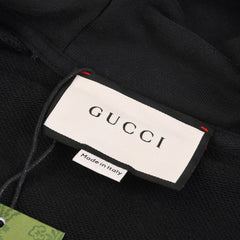 GUCCI LOGO Embroidered Pattern Zipper Hoodie Jacket