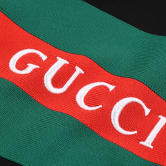 GUCCI Classic Red Green Striped Zipper Sweatshirt Jacket