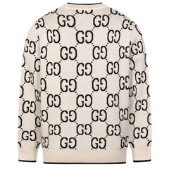 GUCCI GG LOGO Jacquard KNIT JUMPER SWEATER