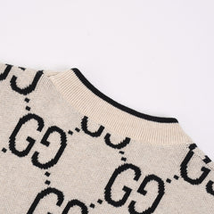 GUCCI GG LOGO Jacquard KNIT JUMPER SWEATER