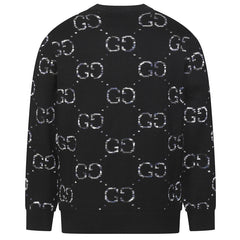 GUCCI GG LOGO Jacquard KNIT JUMPER SWEATER