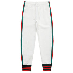 Gucci Classic GG Pattern Web Stripe Pants