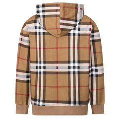 Burberry Check Zip Hooded Jacket