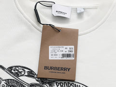 Burberry War Horse Pattern Embroidered Sweatshirt