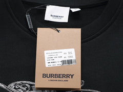 Burberry War Horse Pattern Embroidered Sweatshirt